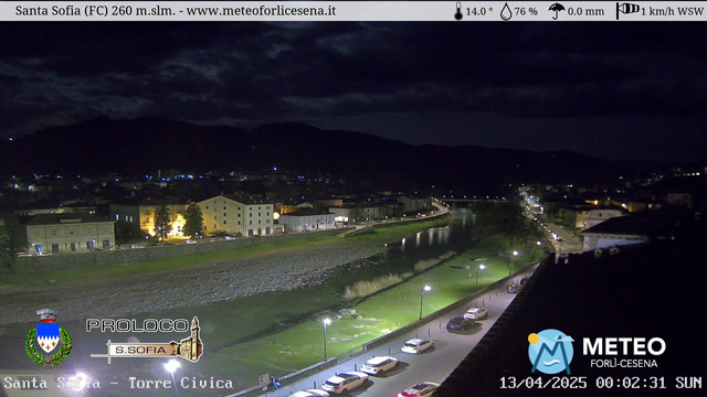 time-lapse frame, Santa Sofia - Torre Civica webcam