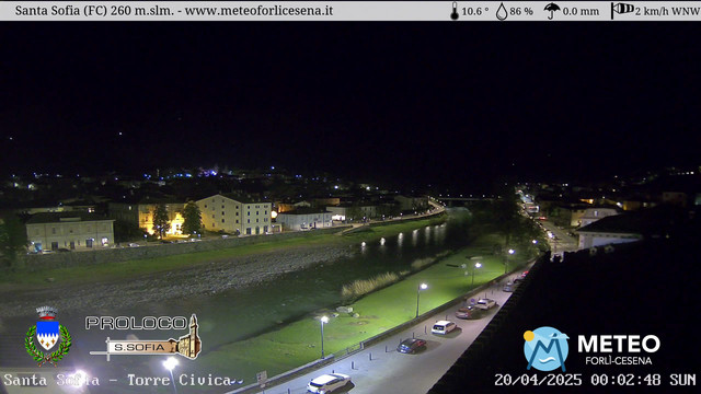 time-lapse frame, Santa Sofia - Torre Civica webcam