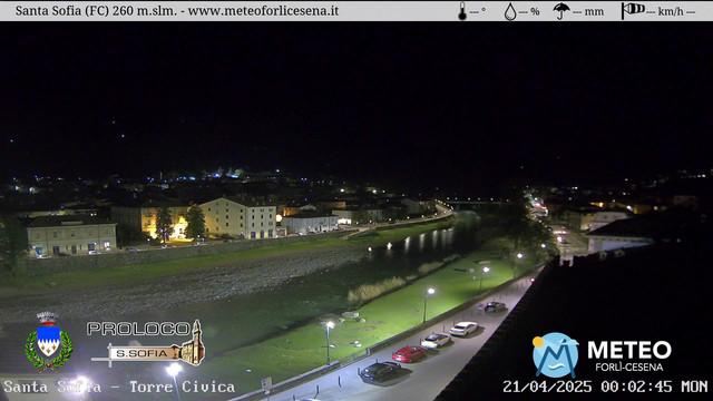 time-lapse frame, Santa Sofia - Torre Civica webcam