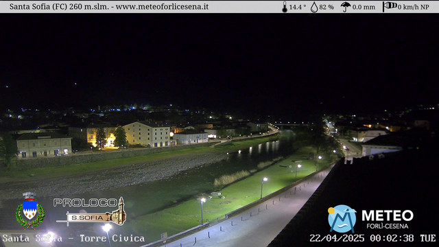 time-lapse frame, Santa Sofia - Torre Civica webcam