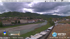 view from Santa Sofia - Torre Civica on 2025-04-24