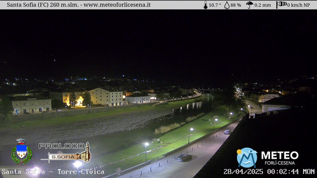 time-lapse frame, Santa Sofia - Torre Civica webcam