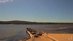 view from 4th Lake Sandbar on 2025-04-17
