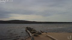 view from 4th Lake Sandbar on 2025-04-18