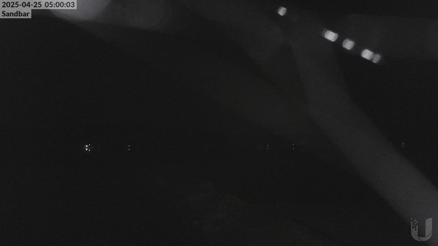 time-lapse frame, 4th Lake Sandbar webcam