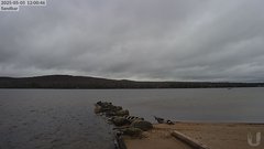 view from 4th Lake Sandbar on 2025-05-05