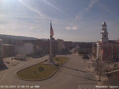 view from 13 East Market Street - Lewistown PA (west) on 2024-02-26