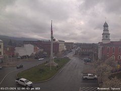 view from 13 East Market Street - Lewistown PA (west) on 2024-03-27