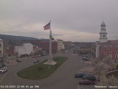 view from 13 East Market Street - Lewistown PA (west) on 2024-03-28