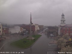 view from 13 East Market Street - Lewistown PA (west) on 2024-04-02