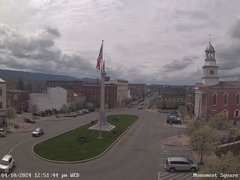 view from 13 East Market Street - Lewistown PA (west) on 2024-04-10