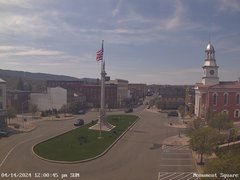 view from 13 East Market Street - Lewistown PA (west) on 2024-04-14