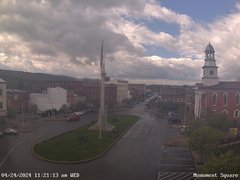 view from 13 East Market Street - Lewistown PA (west) on 2024-04-24