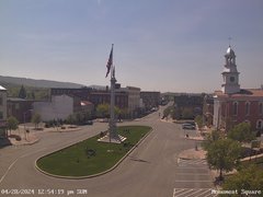 view from 13 East Market Street - Lewistown PA (west) on 2024-04-28