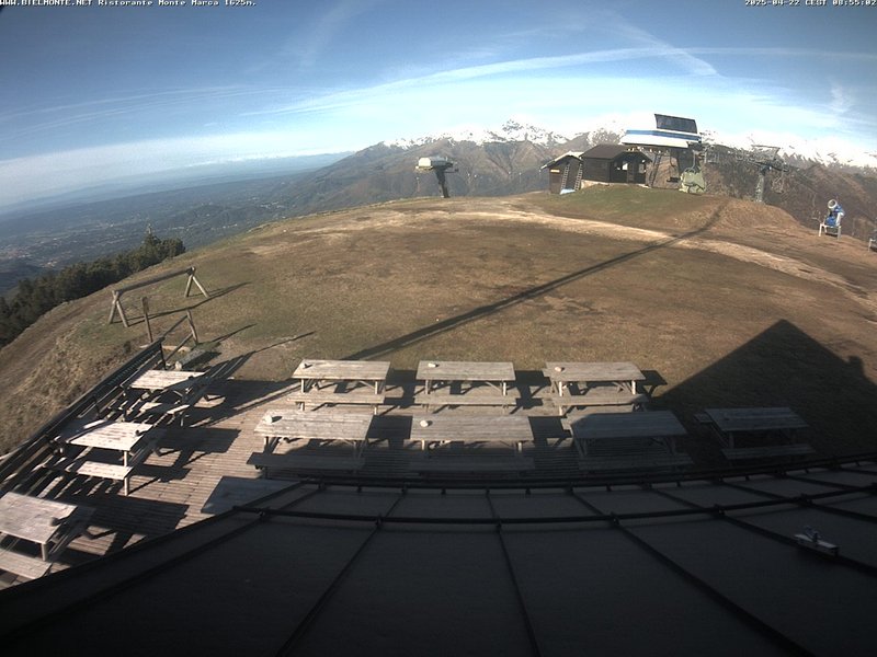 time-lapse frame, Bielmonte Monte Marca ovest webcam