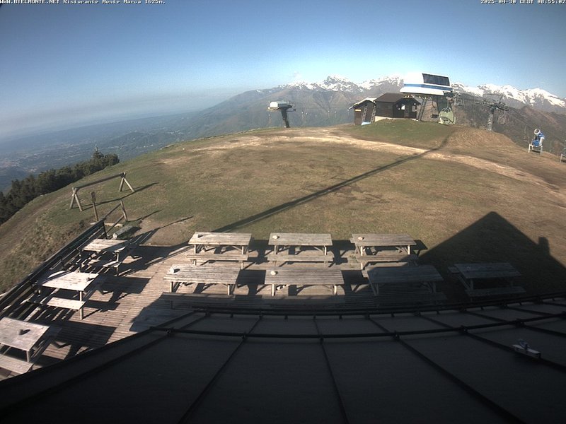 time-lapse frame, Bielmonte Monte Marca ovest webcam