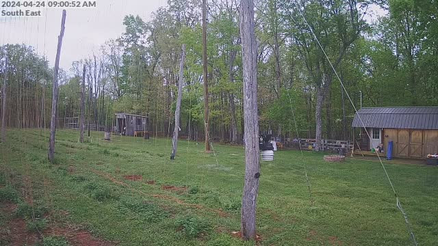 time-lapse frame, Hopyard South East webcam