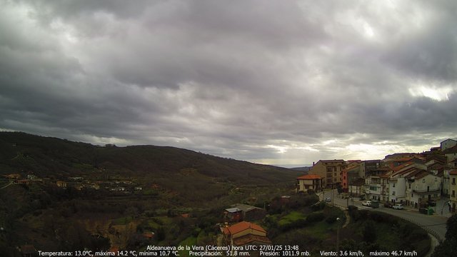 time-lapse frame, Meteogredos webcam