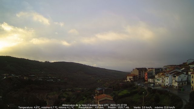 time-lapse frame, Meteogredos webcam