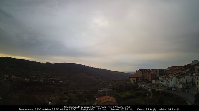 time-lapse frame, Meteogredos webcam