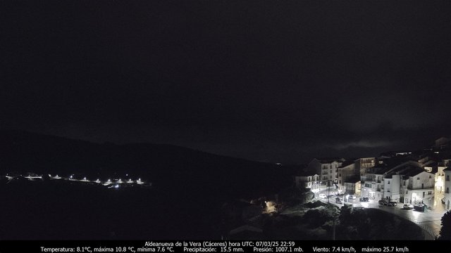 time-lapse frame, Meteogredos webcam