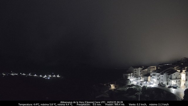 time-lapse frame, Meteogredos webcam