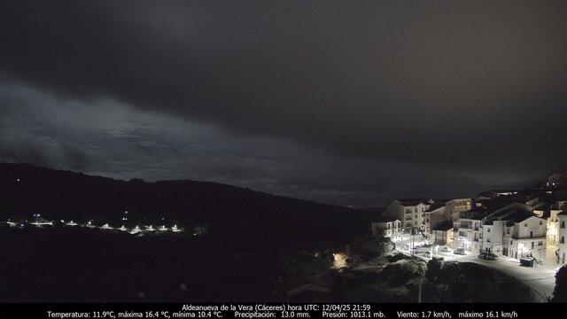 time-lapse frame, Meteogredos webcam
