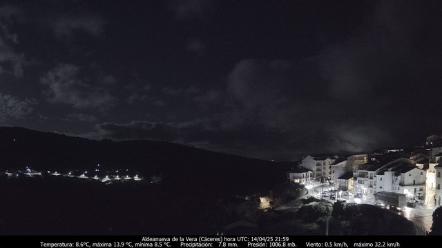 time-lapse frame, Meteogredos webcam