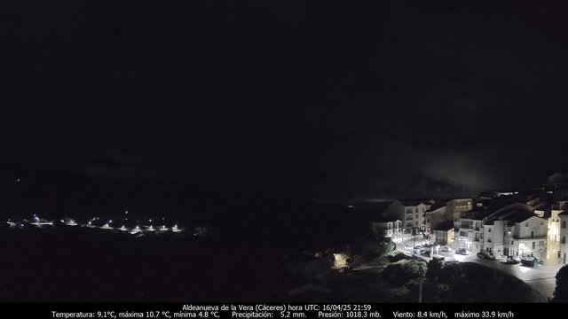 time-lapse frame, Meteogredos webcam
