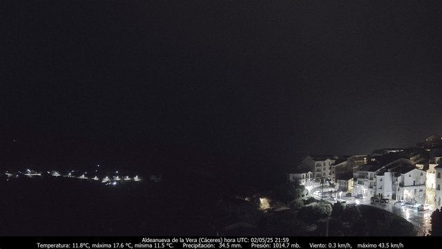 time-lapse frame, Meteogredos webcam
