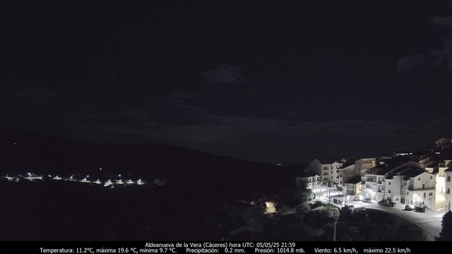 time-lapse frame, Meteogredos webcam