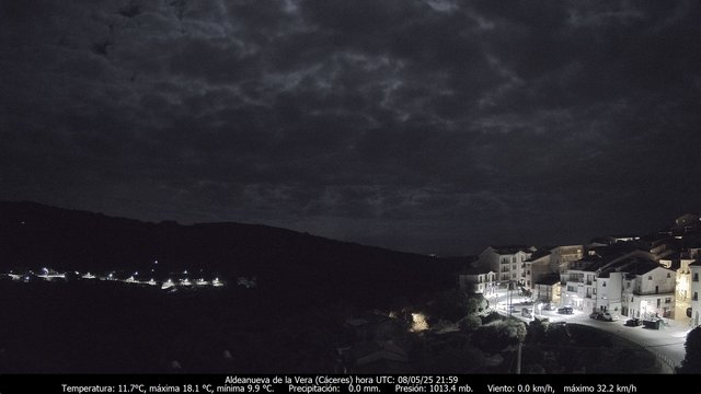 time-lapse frame, Meteogredos webcam
