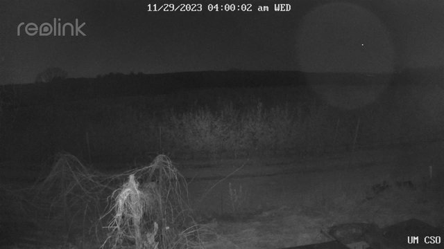time-lapse frame, UM CSO webcam
