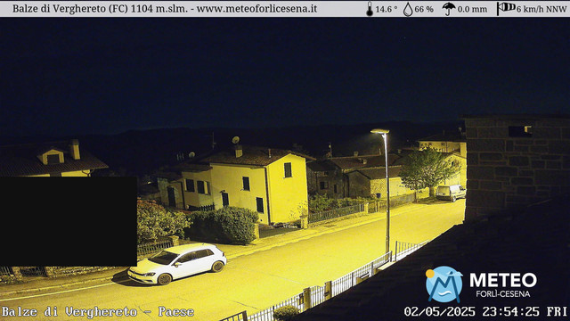 time-lapse frame, Balze di Verghereto - Paese webcam