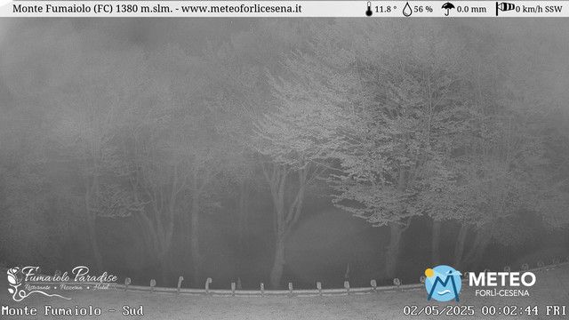time-lapse frame, Monte Fumaiolo webcam