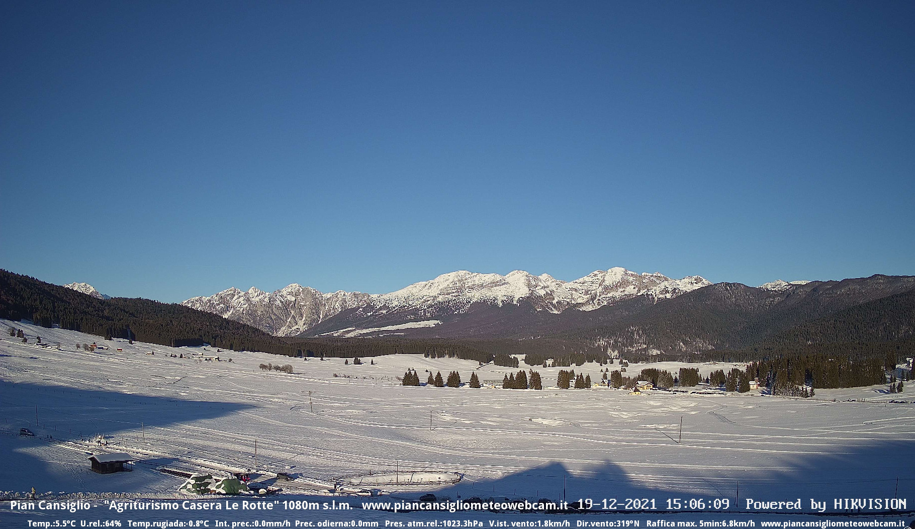 time-lapse frame, 19dicembre2021 webcam