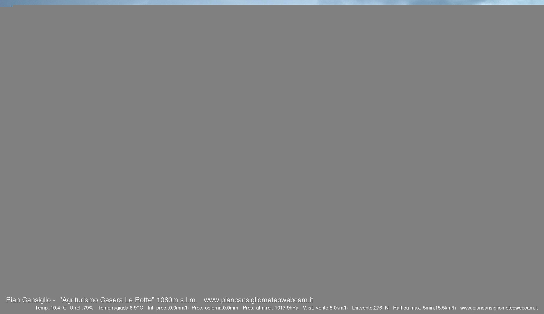 time-lapse frame, Pian Cansiglio - Casera Le Rotte webcam
