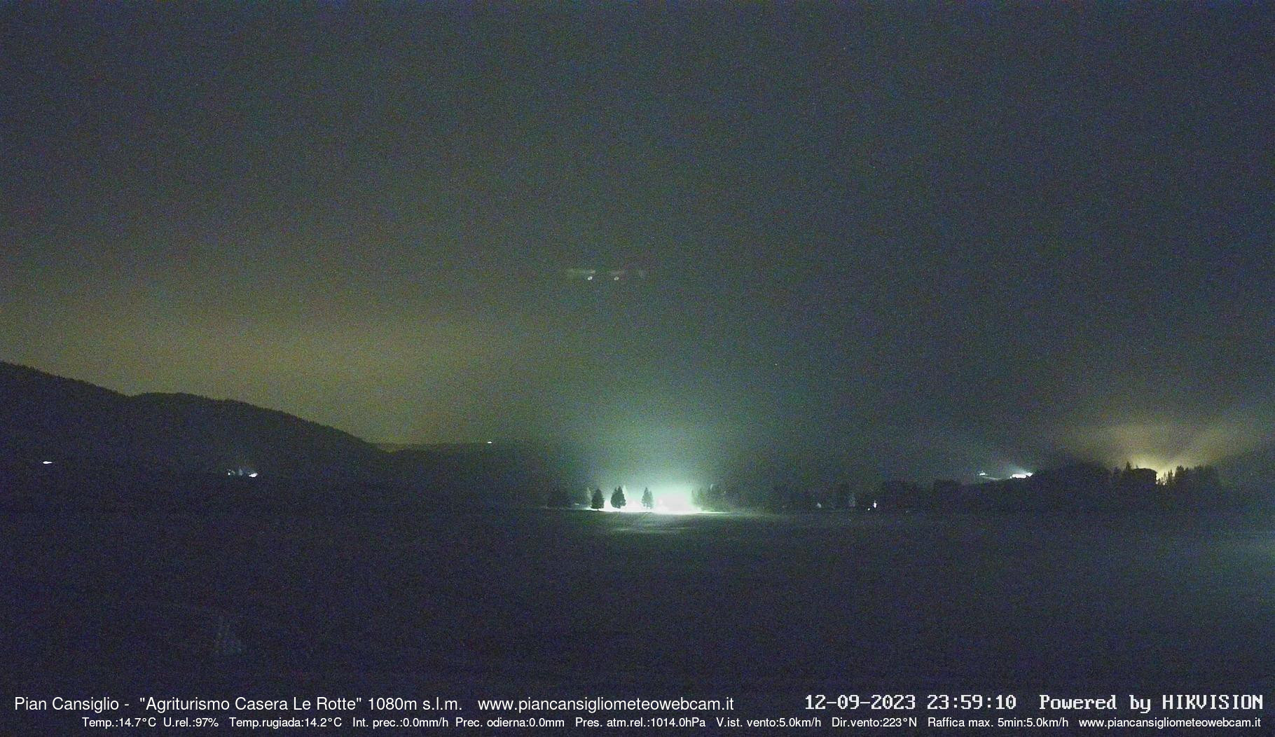time-lapse frame, Pian Cansiglio - Casera Le Rotte webcam