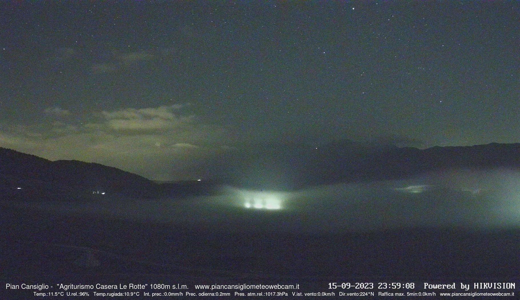 time-lapse frame, Pian Cansiglio - Casera Le Rotte webcam