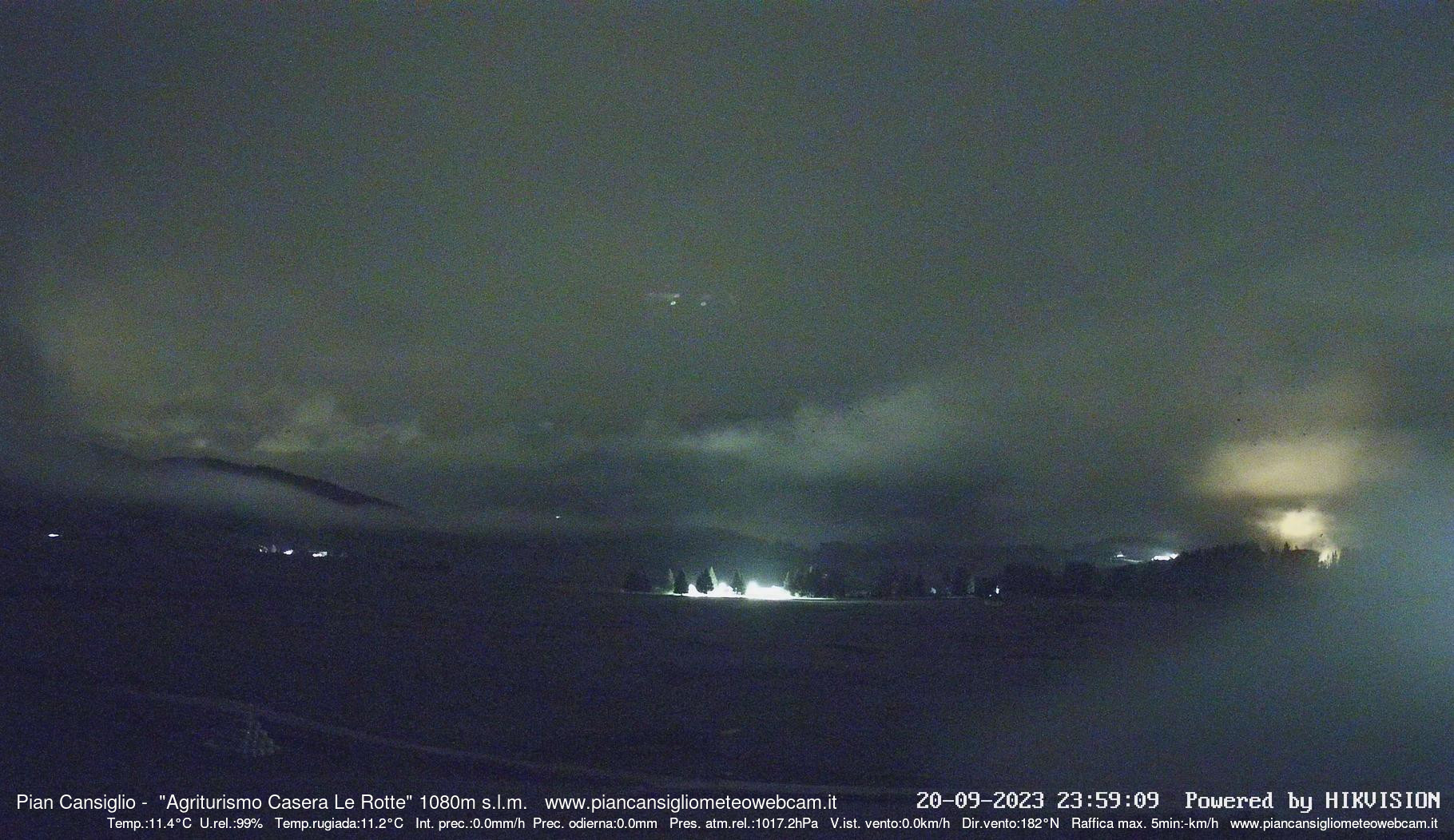 time-lapse frame, Pian Cansiglio - Casera Le Rotte webcam