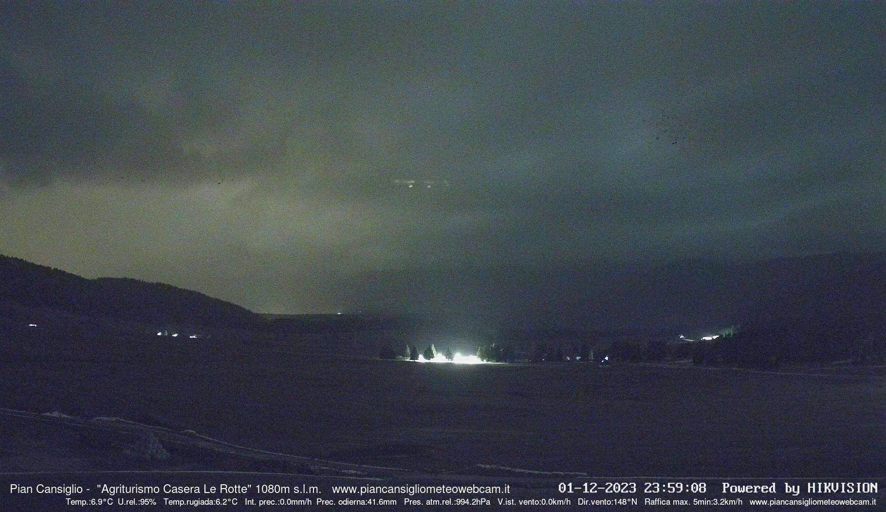 time-lapse frame, Pian Cansiglio - Casera Le Rotte webcam