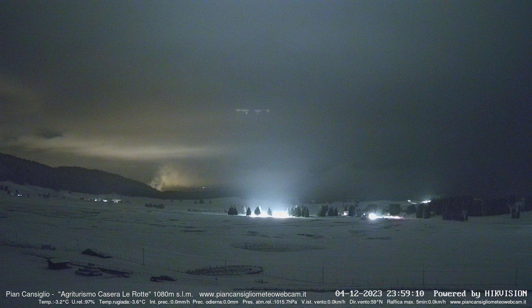 time-lapse frame, Pian Cansiglio - Casera Le Rotte webcam