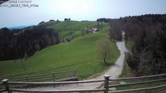 view from Koča Mrzli Vrh on 2024-04-09