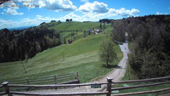 view from Koča Mrzli Vrh on 2024-04-21