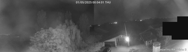 time-lapse frame, Boncellino Sud webcam