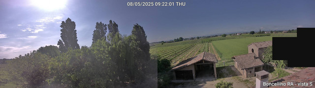 time-lapse frame, Boncellino Sud webcam