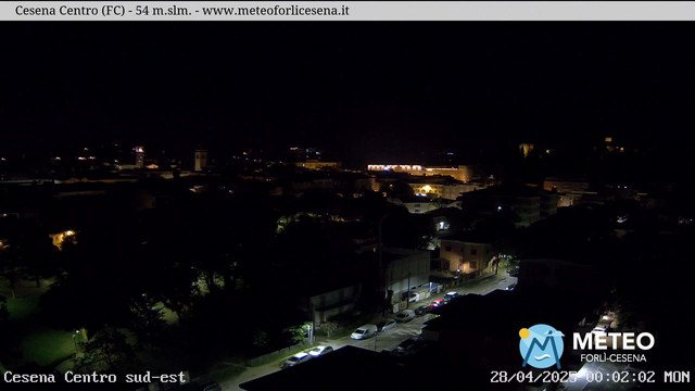 time-lapse frame, Cesena Centro webcam