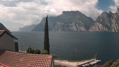 view from Torbole sul Garda - Busatte: Southern direction on 2024-04-25