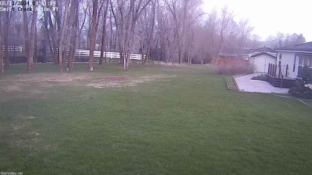 time-lapse frame, Swift Creek - Zoomed webcam