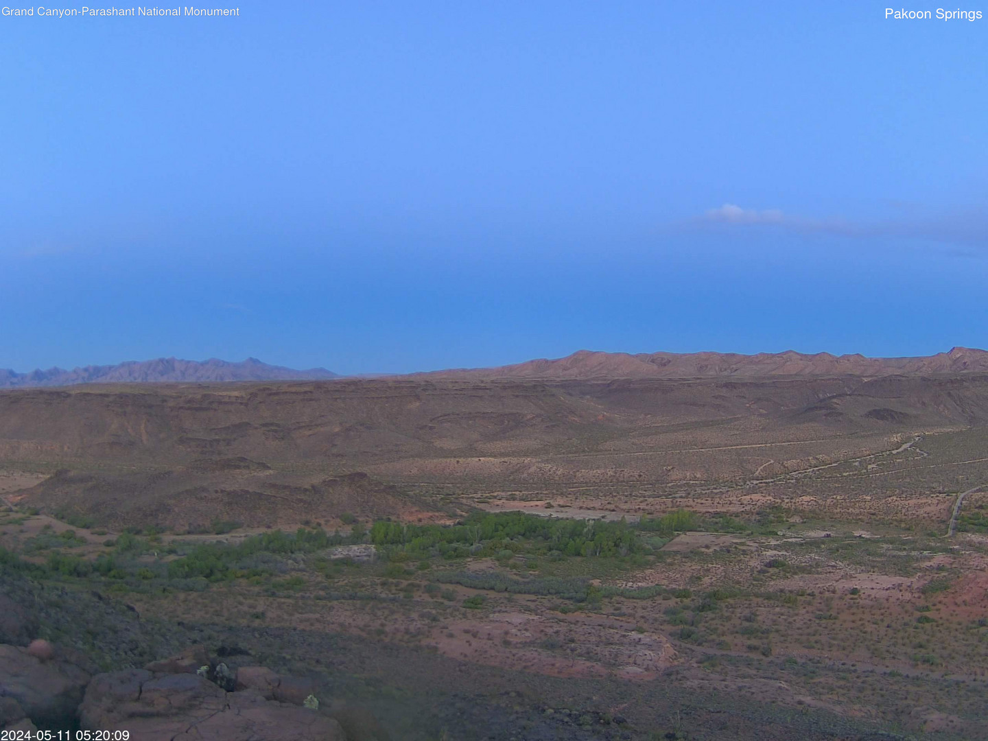 time-lapse frame, Pakoon Springs webcam